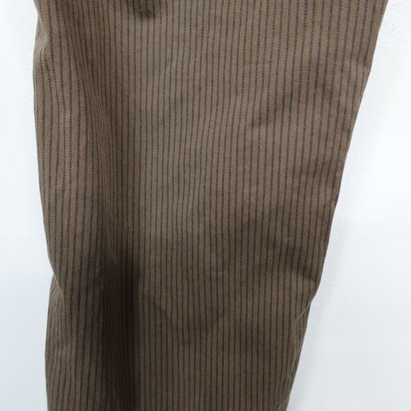 Briglia 1949 BG41 Drawstring Trousers Brown Striped Pant IT46 - Picture 8 of 15